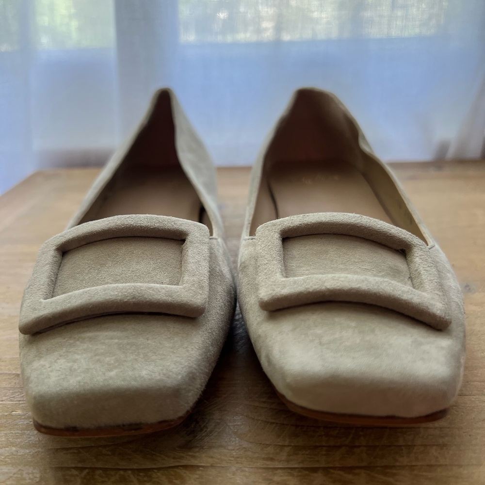Ann Mashburn Buckle Shoe Suede - Picture 2 of 8